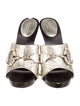 Gucci Hasler Horsebit Accent Leather Slides