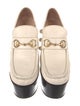 Gucci Faux Pearl Accents Leather Pumps