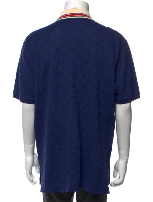 Gucci GG Logo Crew Neck Polo Shirt