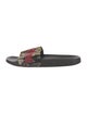 Gucci Pursuit 'Blind For Love' Slides Floral Print Slides