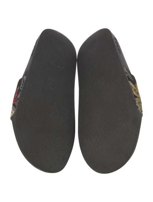 Gucci Pursuit 'Blind For Love' Slides Floral Print Slides