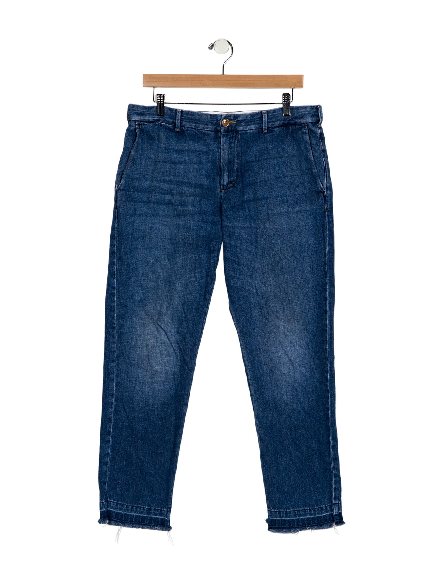 Gucci Mid-Rise Straight Leg Jeans