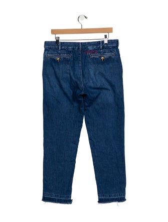 Gucci Mid-Rise Straight Leg Jeans