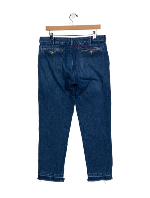 Gucci Mid-Rise Straight Leg Jeans