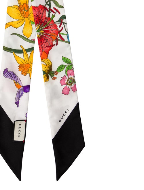 Gucci Floral Print Scarf