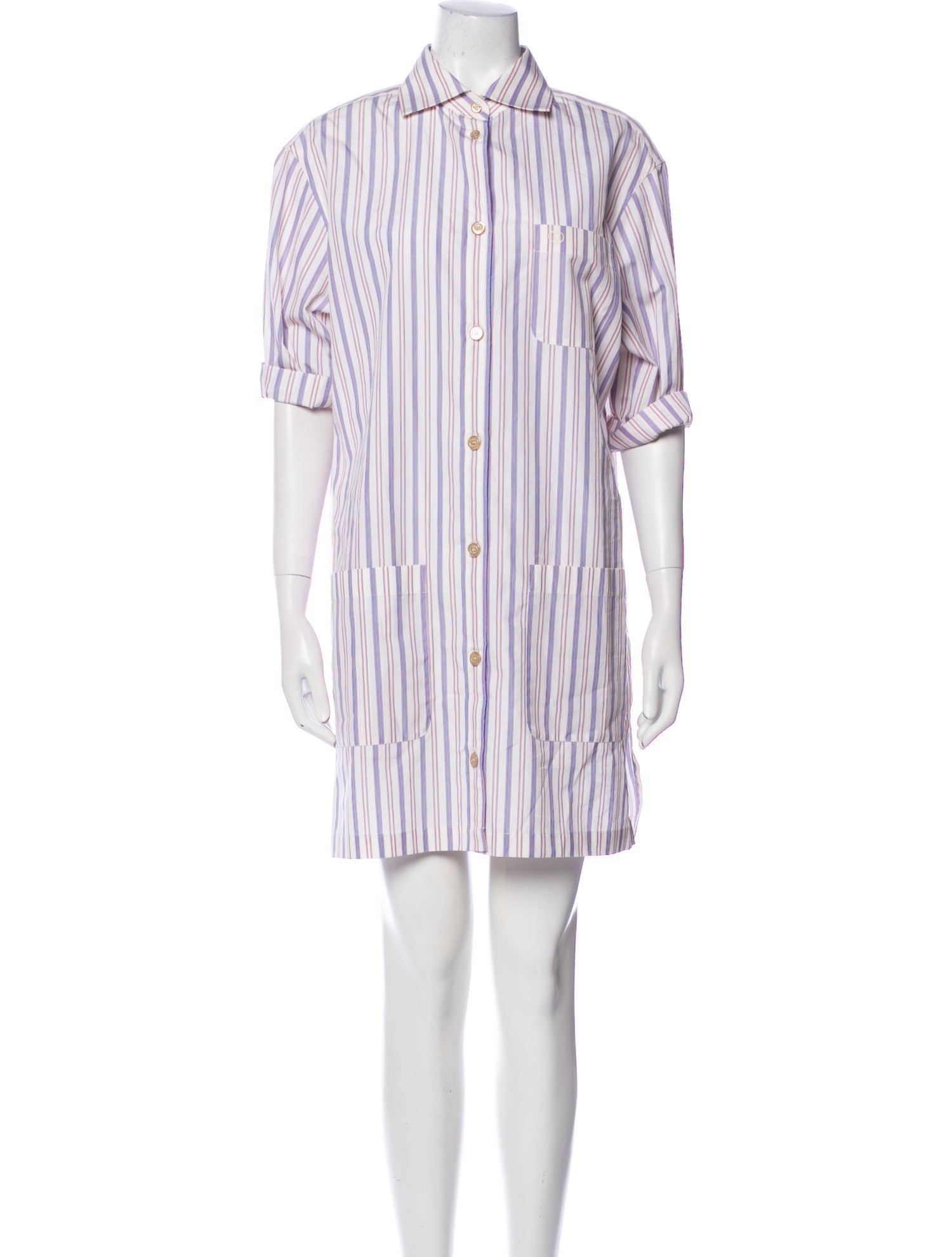 Gucci Striped Mini Dress