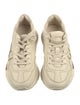 Gucci Web Accent Leather Sneakers