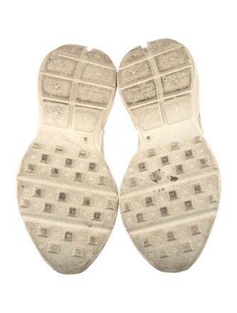 Gucci Web Accent Leather Sneakers