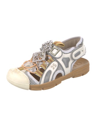 Gucci Leather Printed Sneakers