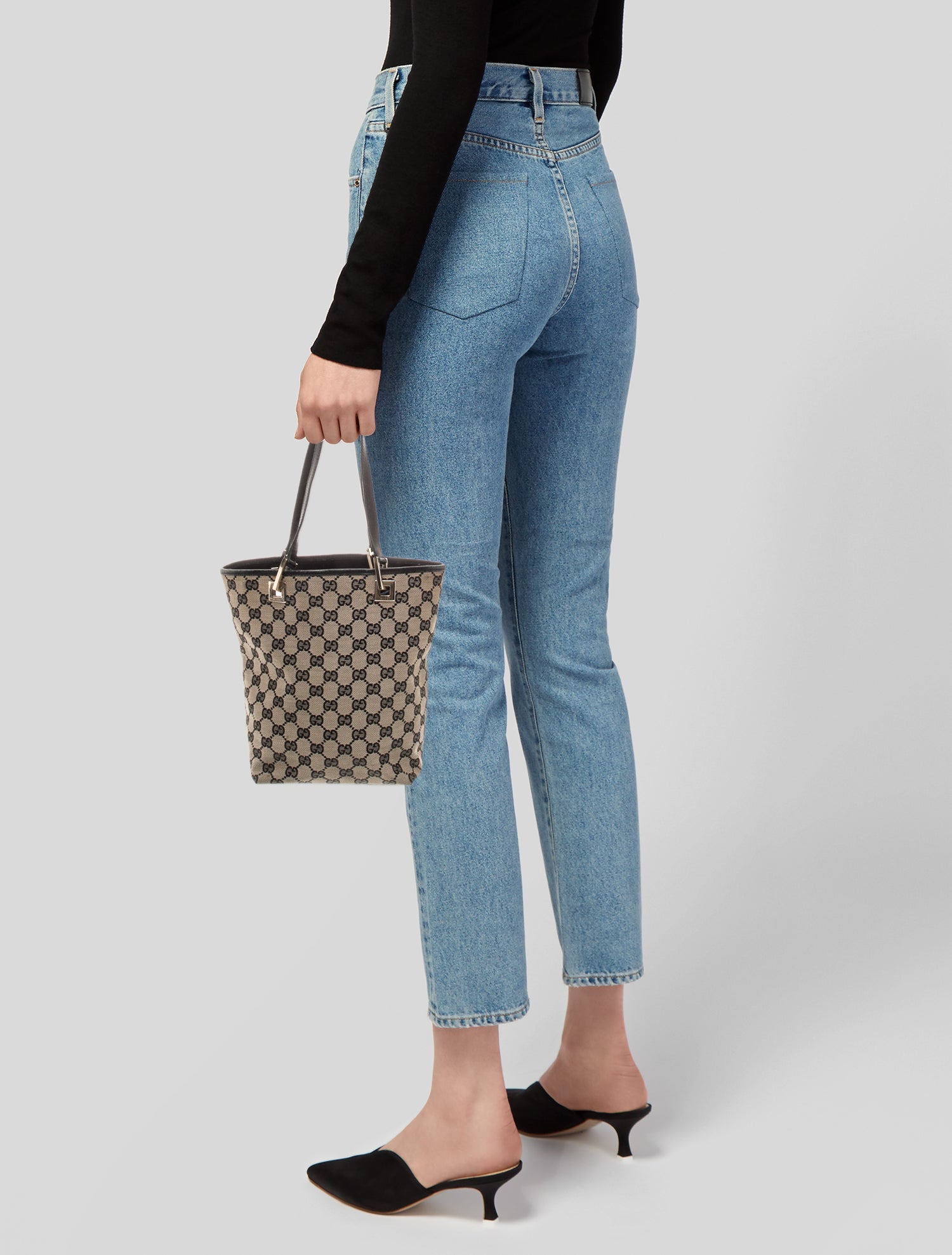 Gucci GG Canvas Bucket Bag Vintage