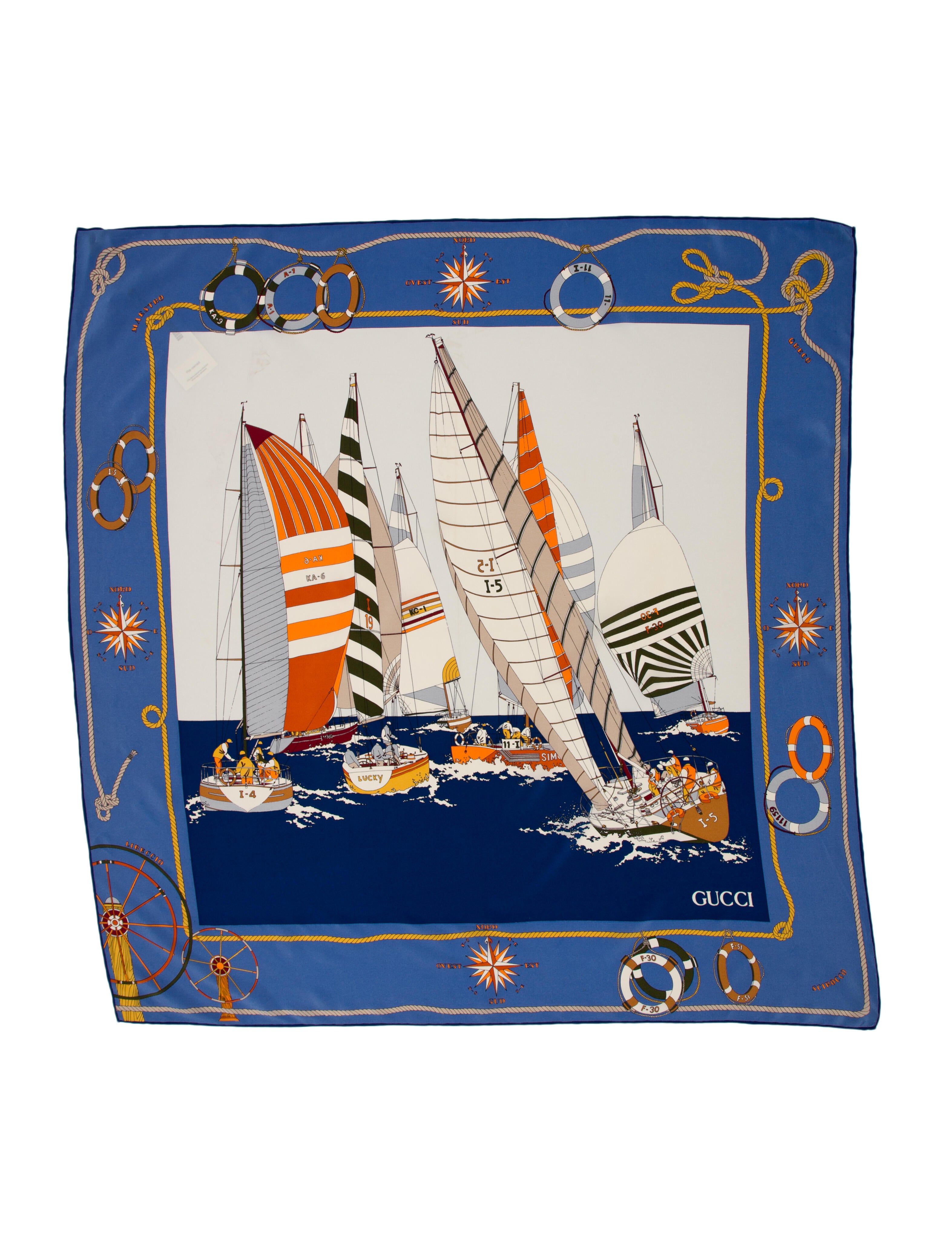 Gucci Silk Vintage Scarf