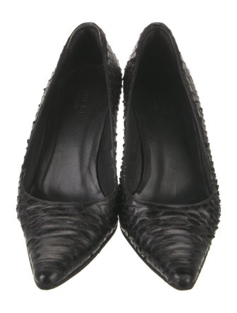 Gucci Snakeskin Animal Print Pumps