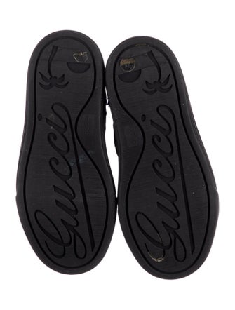 Gucci Gucci Kids' Monogram Leather Sneaker