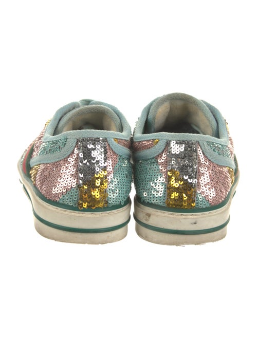 Gucci Web Accent Sequins Sneakers