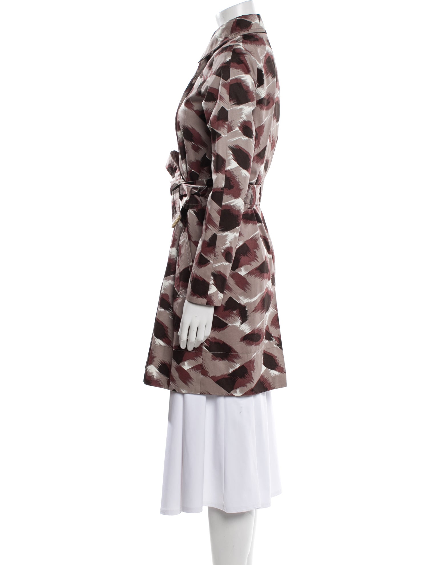 Gucci 2010 Printed Trench Coat