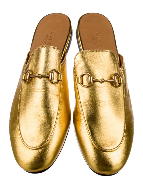 Gucci 1955 Horsebit Accent Leather Mules