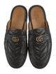 Gucci Gucci Matelassé Marmont Loafers GG Logo Slippers