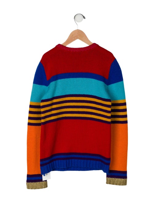 Gucci Boys' Patchwork Crewneck Sweater