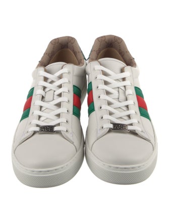 Gucci Leather Printed Sneakers
