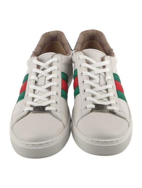 Gucci Leather Printed Sneakers