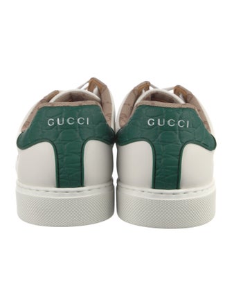 Gucci Leather Printed Sneakers