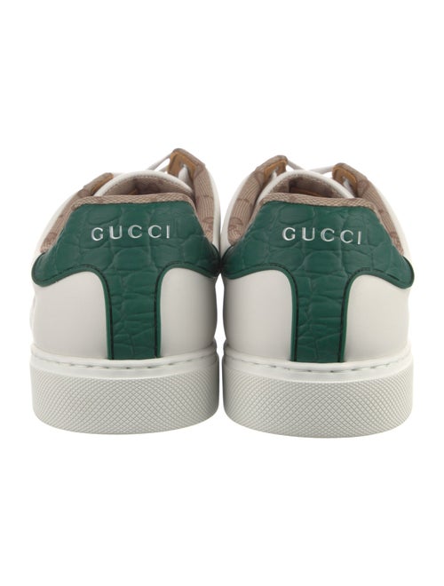 Gucci Leather Printed Sneakers