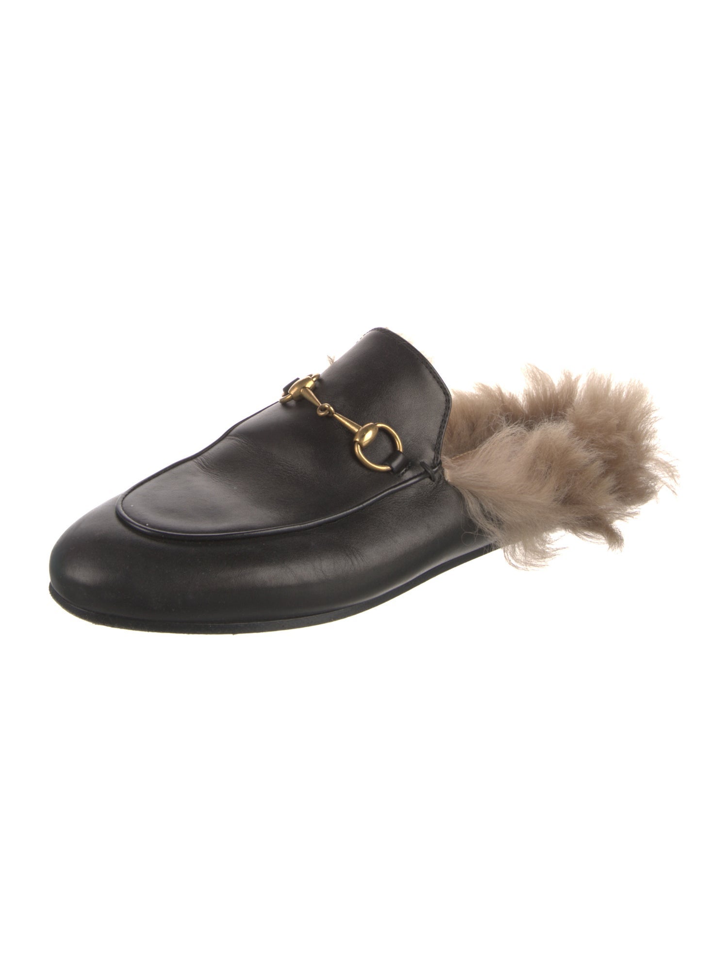 Gucci Horsebit Accent Leather Mules w/ Tags