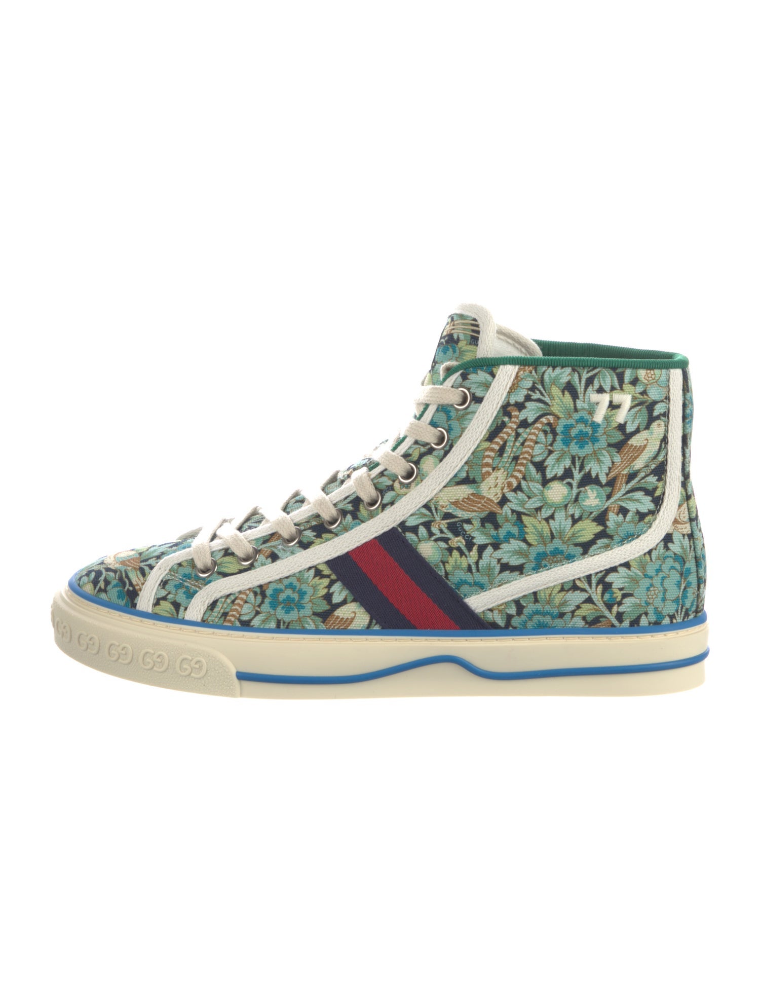 Gucci Sylvie Web Accent Canvas Sneakers
