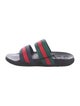 Gucci Web Accent Rubber Slides