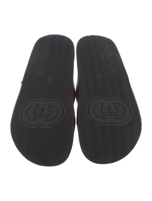 Gucci Web Accent Rubber Slides