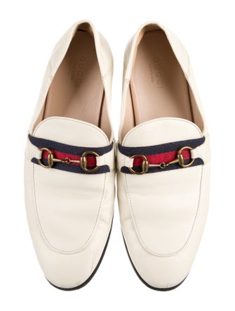 Gucci Horsebit Accent Leather Loafers