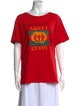 Gucci Graphic Print Crew Neck T-Shirt