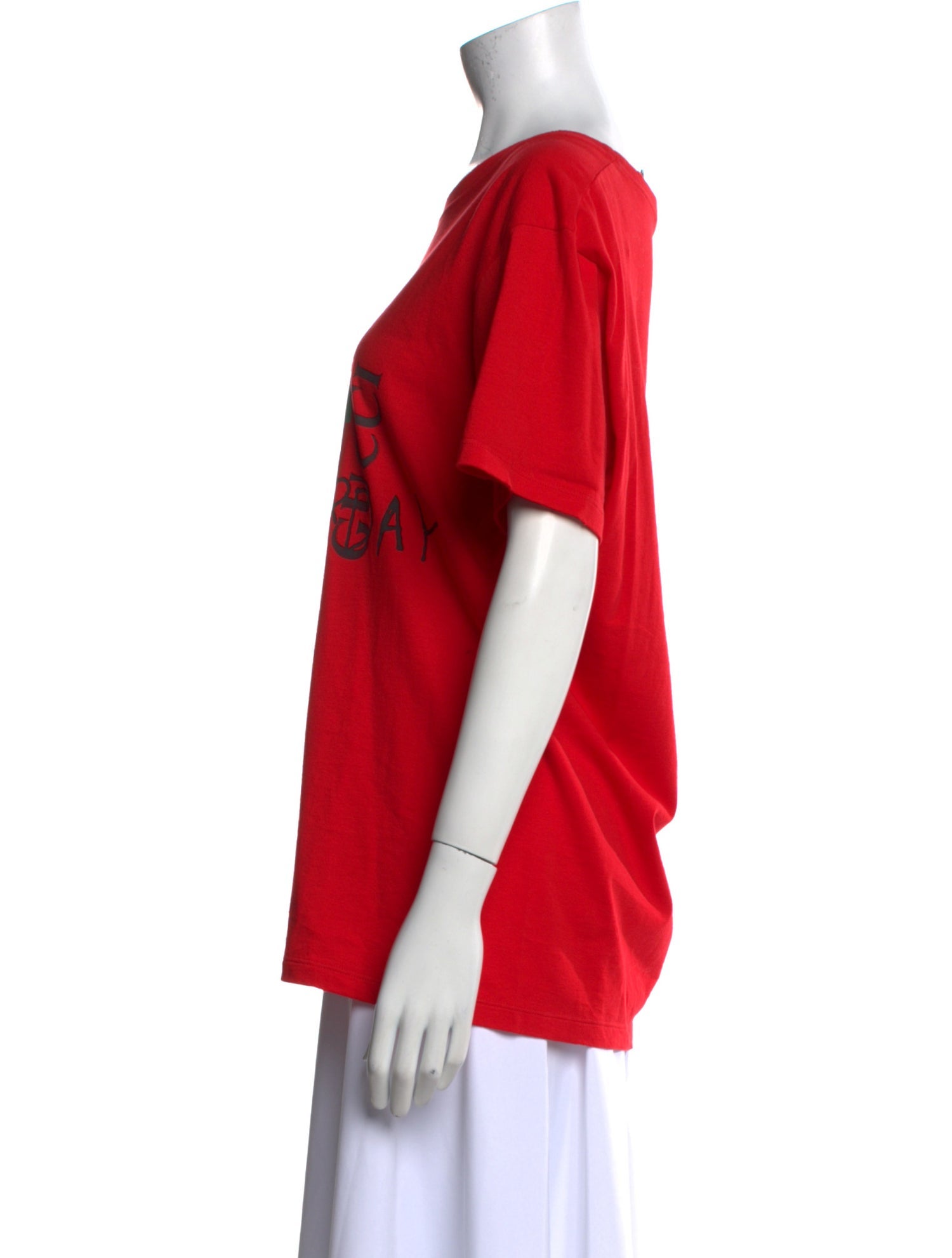 Gucci Graphic Print Crew Neck T-Shirt