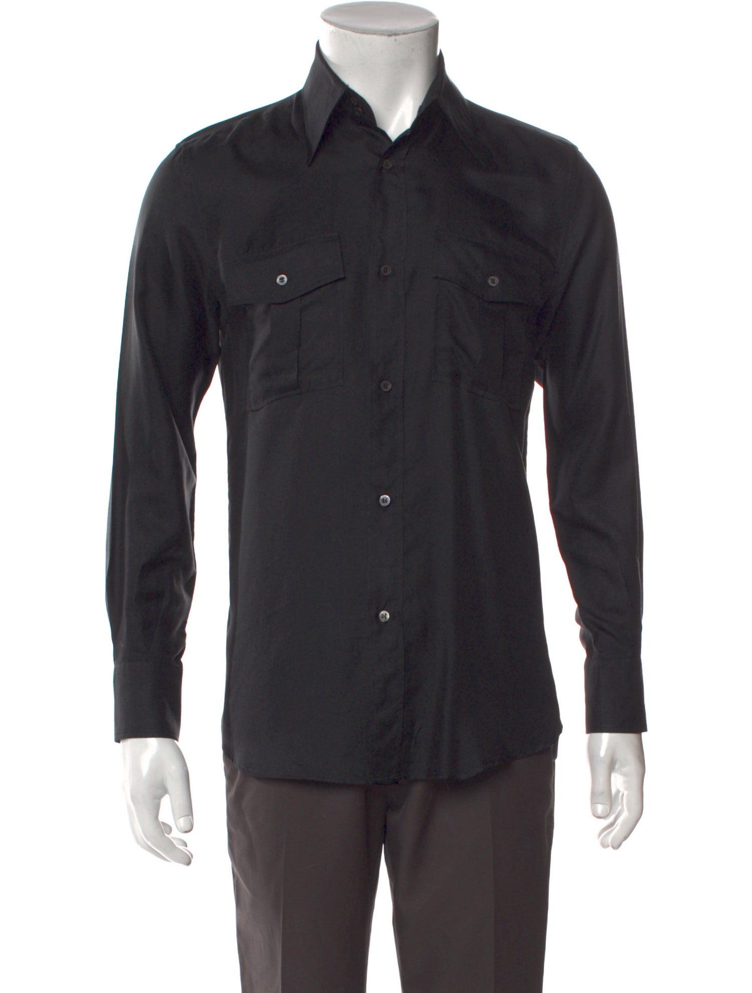 Gucci Vintage Silk Dress Shirt