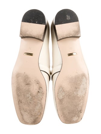 Gucci Double G Logo Leather Loafers
