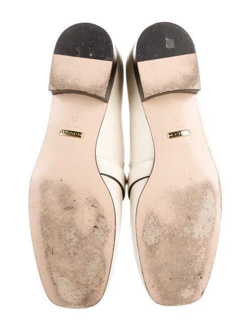 Gucci Double G Logo Leather Loafers