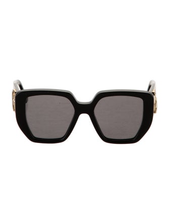 Gucci Double G Logo Oversize Sunglasses