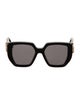 Gucci Double G Logo Oversize Sunglasses