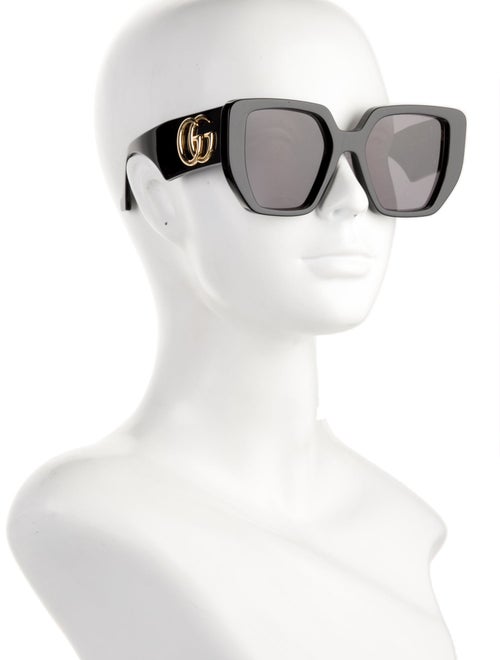 Gucci Double G Logo Oversize Sunglasses