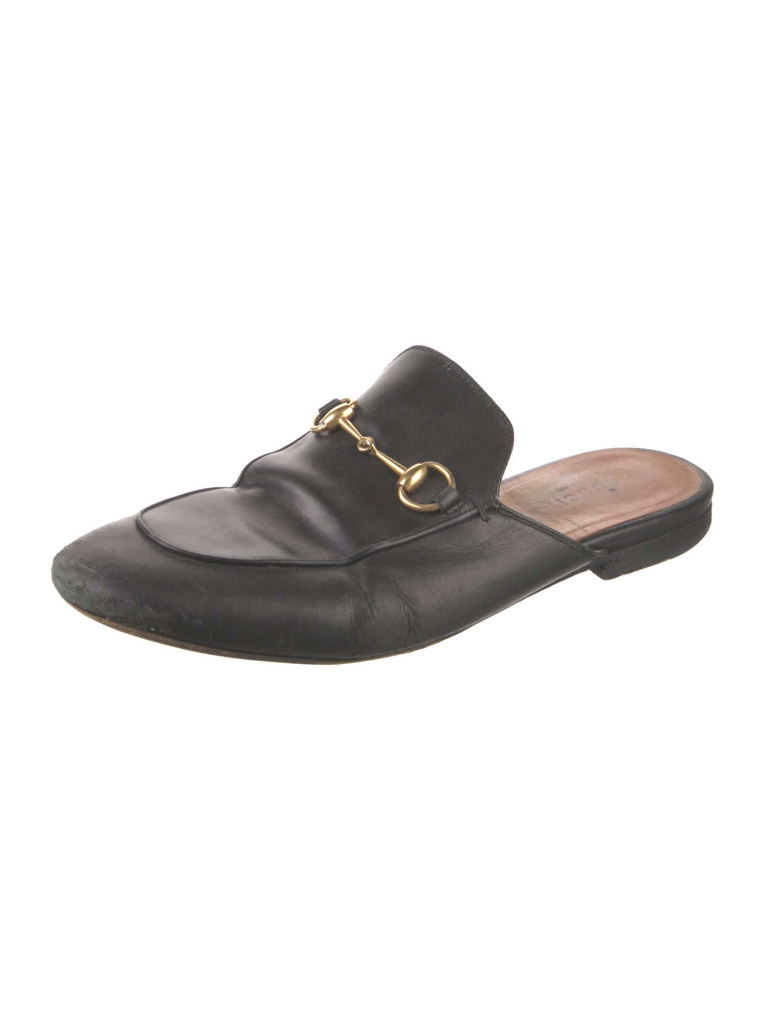 Gucci 1955 Horsebit Accent Leather Mules