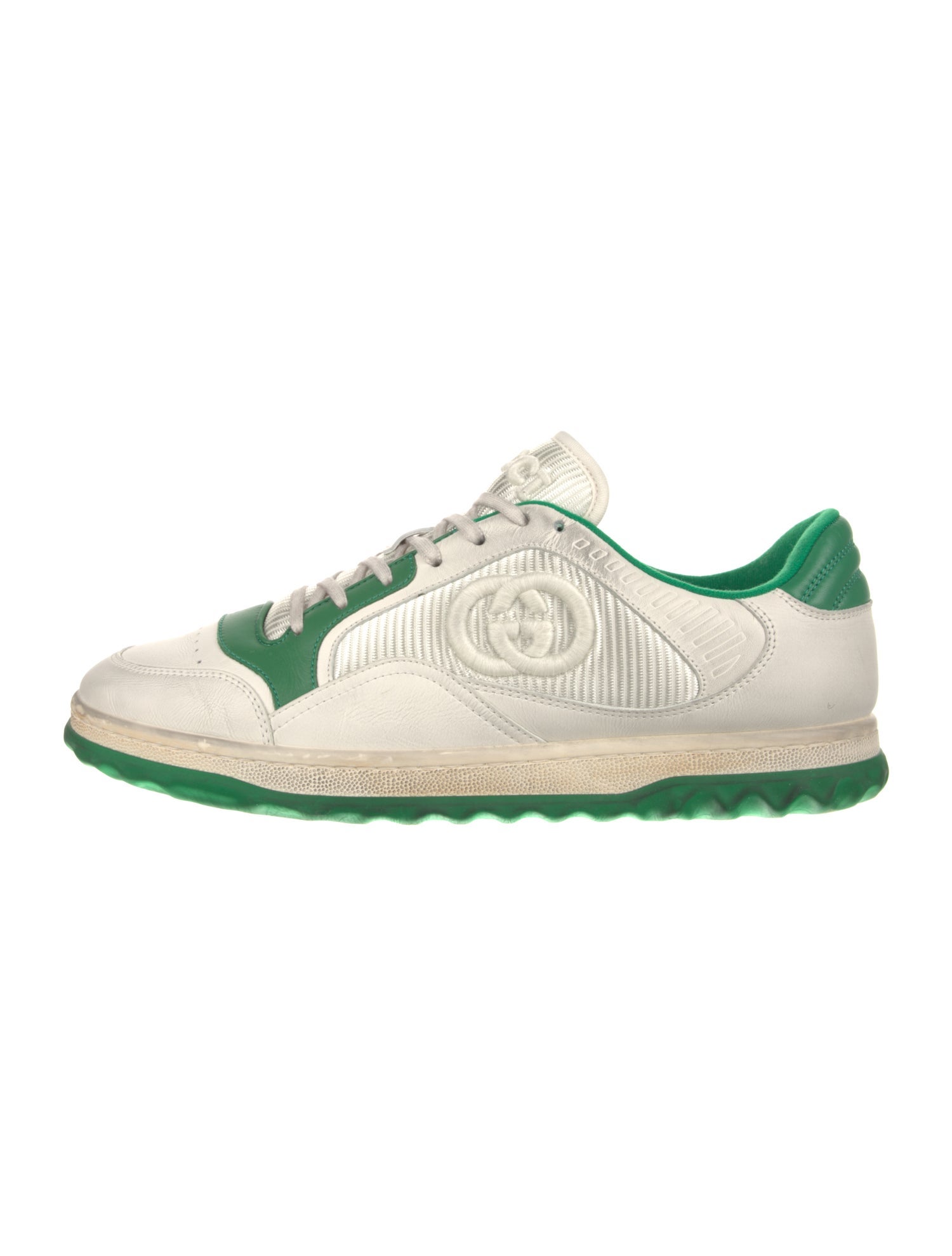 Gucci Interlocking G Logo Leather Sneakers
