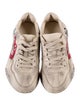 Gucci Leather Graphic Print Chunky Sneakers