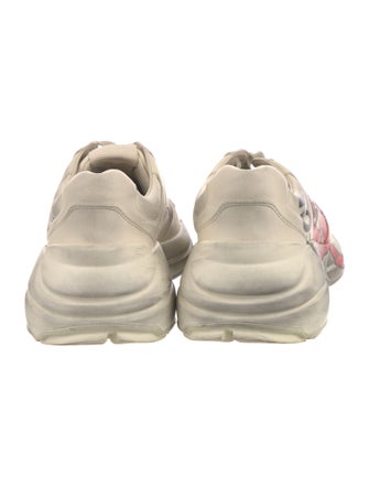 Gucci Leather Printed Sneakers