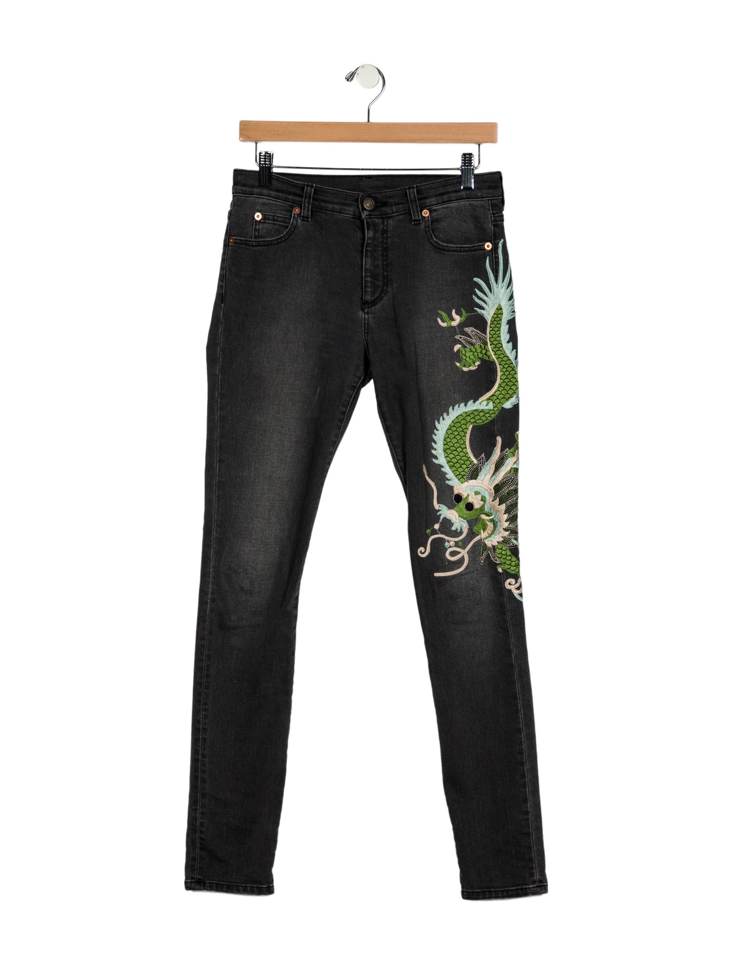 Gucci Mid-Rise Skinny Leg Jeans