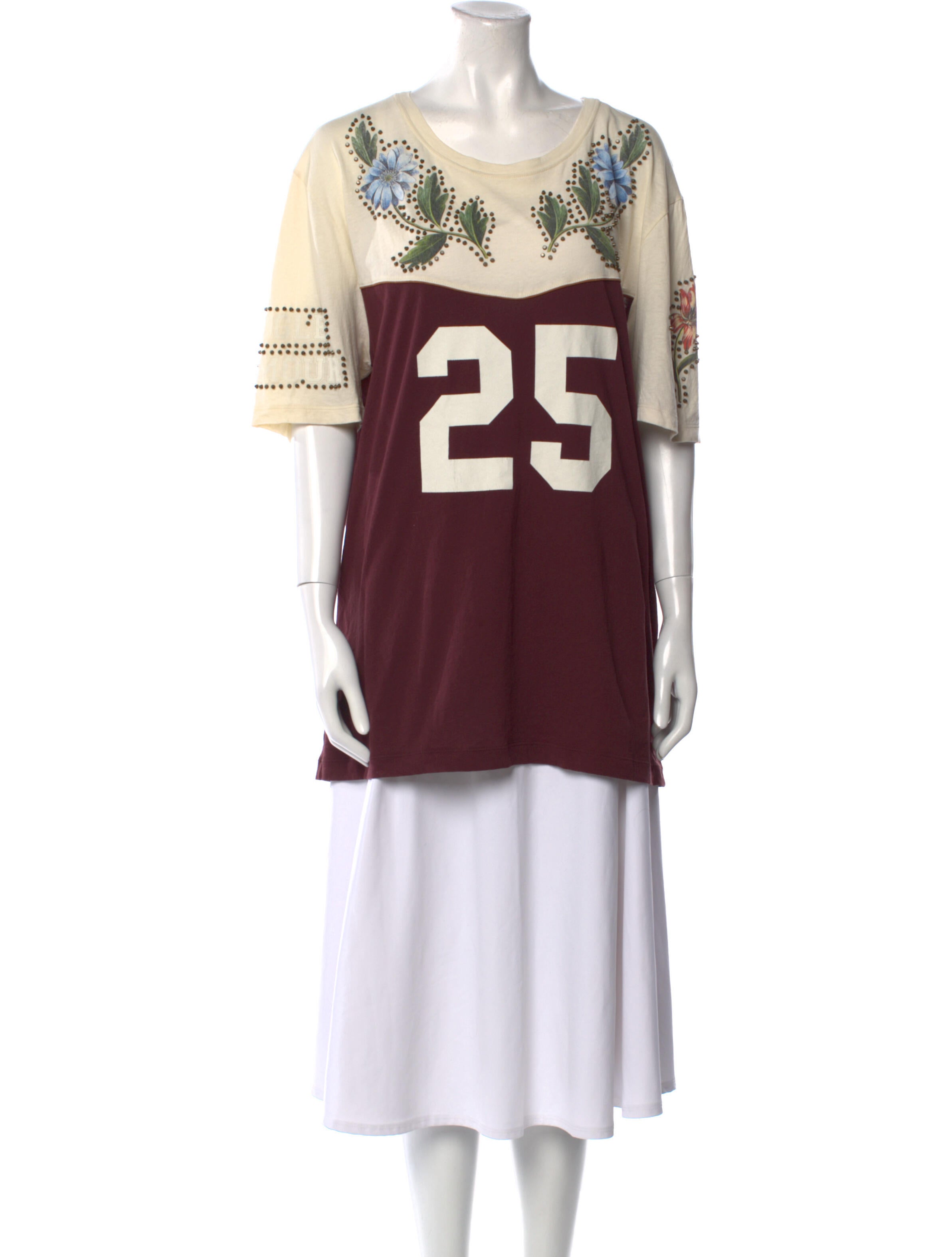 Gucci Graphic Print Scoop Neck Tunic