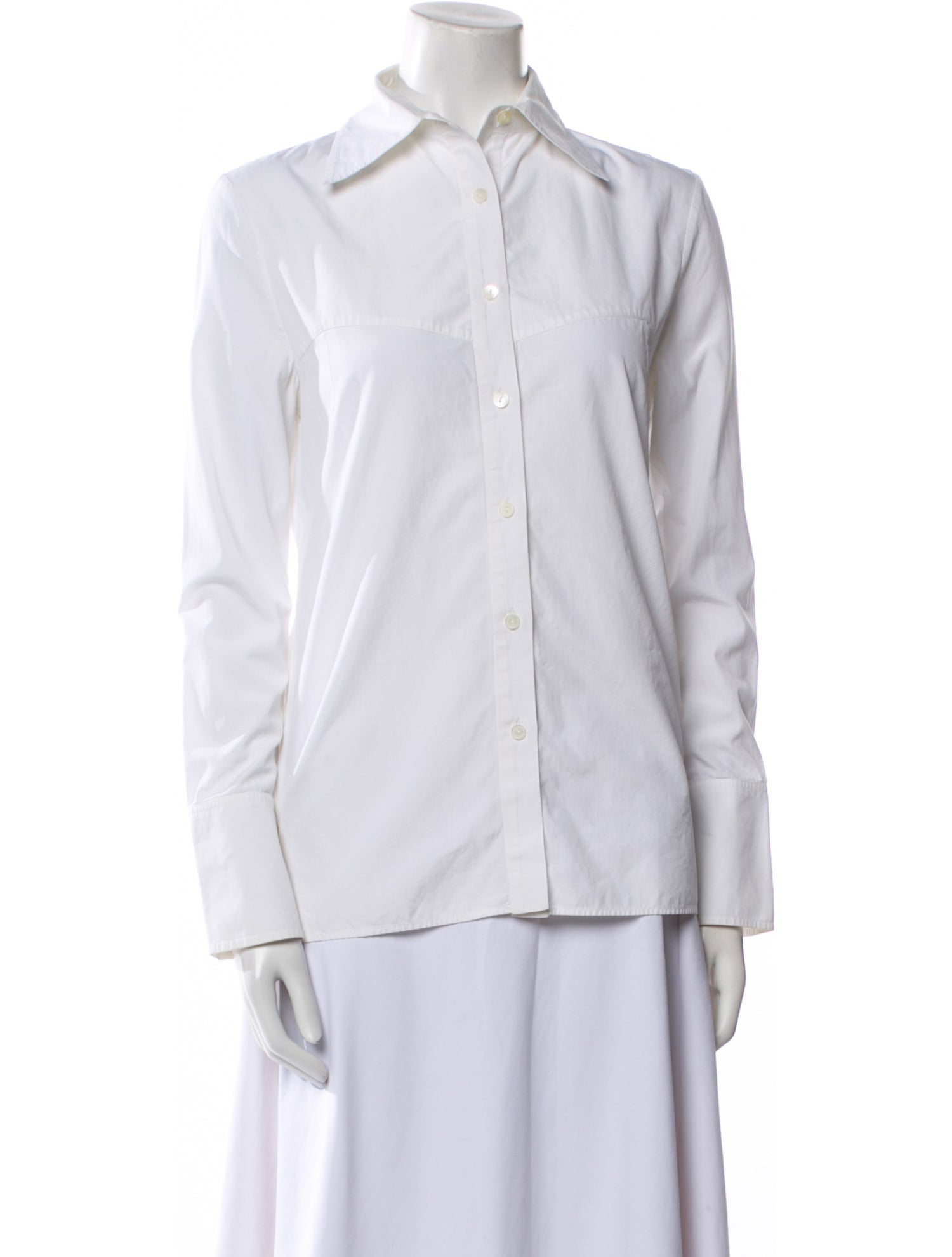 Gucci Long Sleeve Button-Up Top