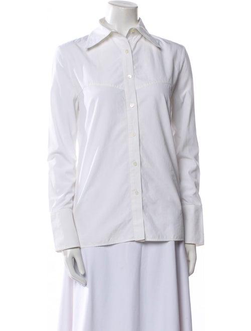 Gucci Long Sleeve Button-Up Top