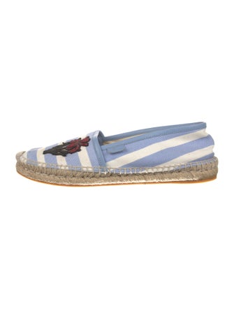 Gucci Bee Accent Canvas Espadrilles