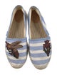 Gucci Bee Accent Canvas Espadrilles