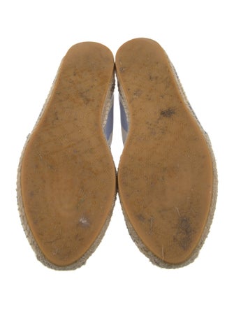 Gucci Bee Accent Canvas Espadrilles